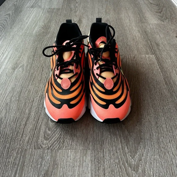 Nike | Shoes | Nike Mens Orange And Black Sneakers | Poshmark display picture 2